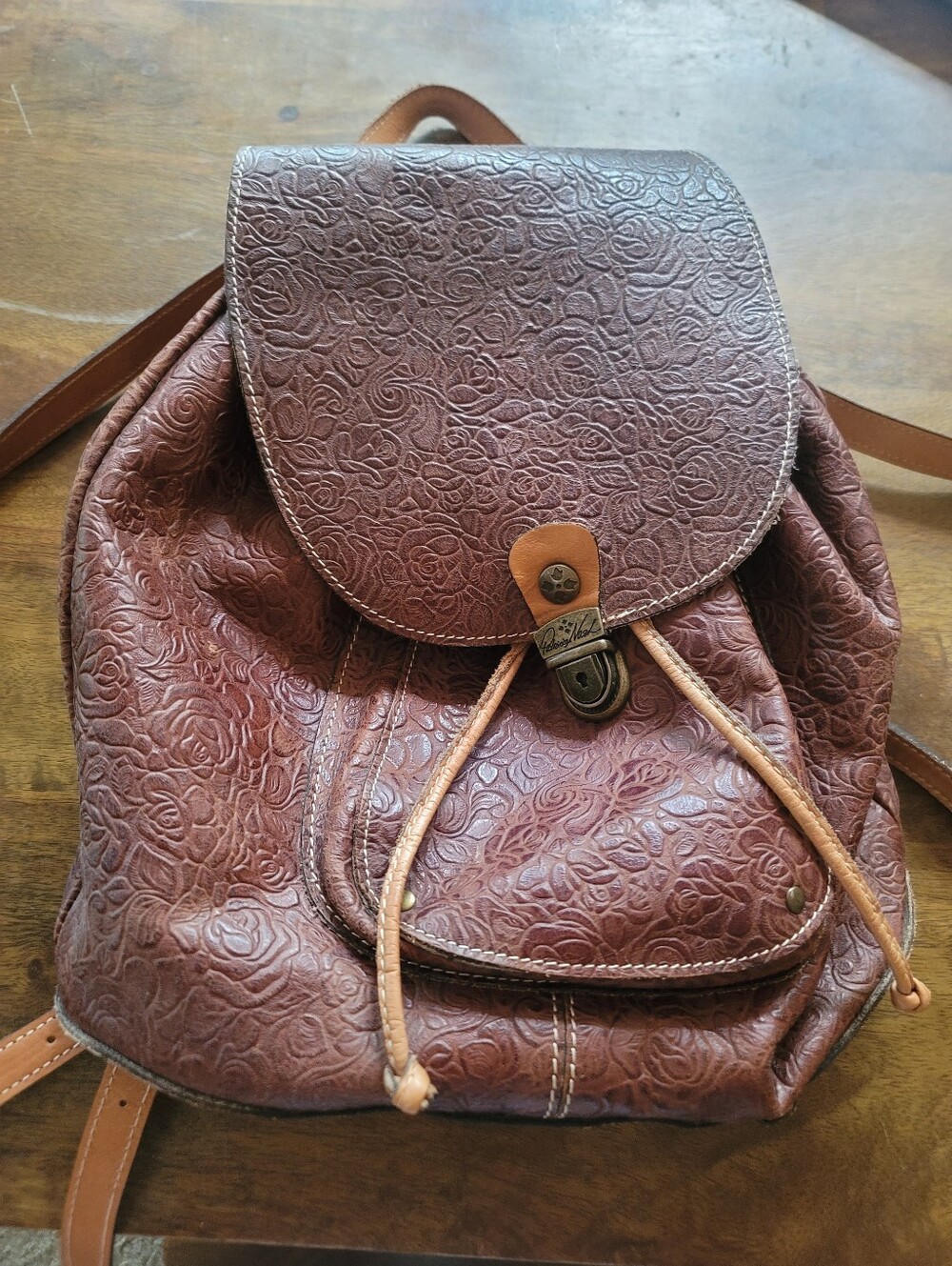Patricia Nash Cascape Rose Floral Backpack